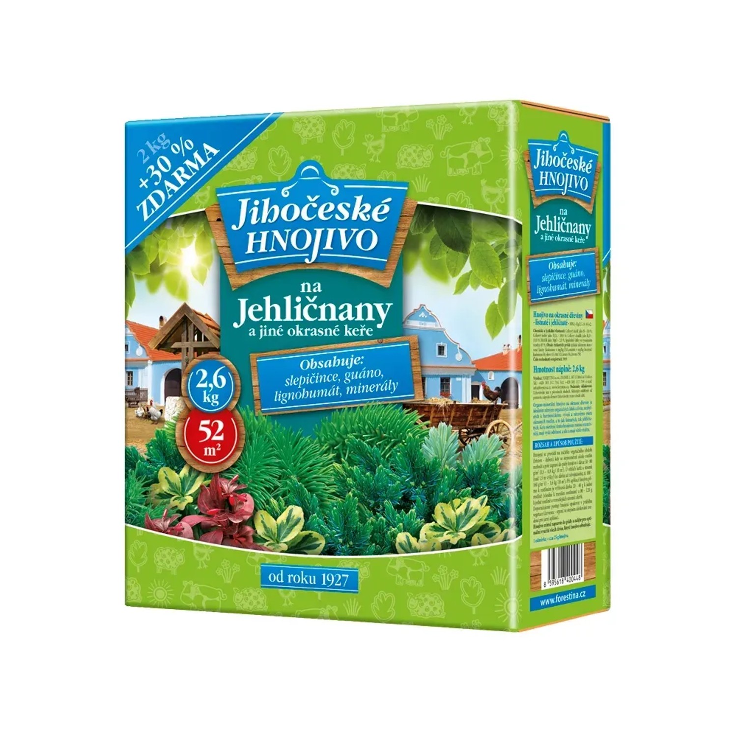 E-shop Jihočeské hnojivo ihličnany a iné okrasné kríky 2,6 kg