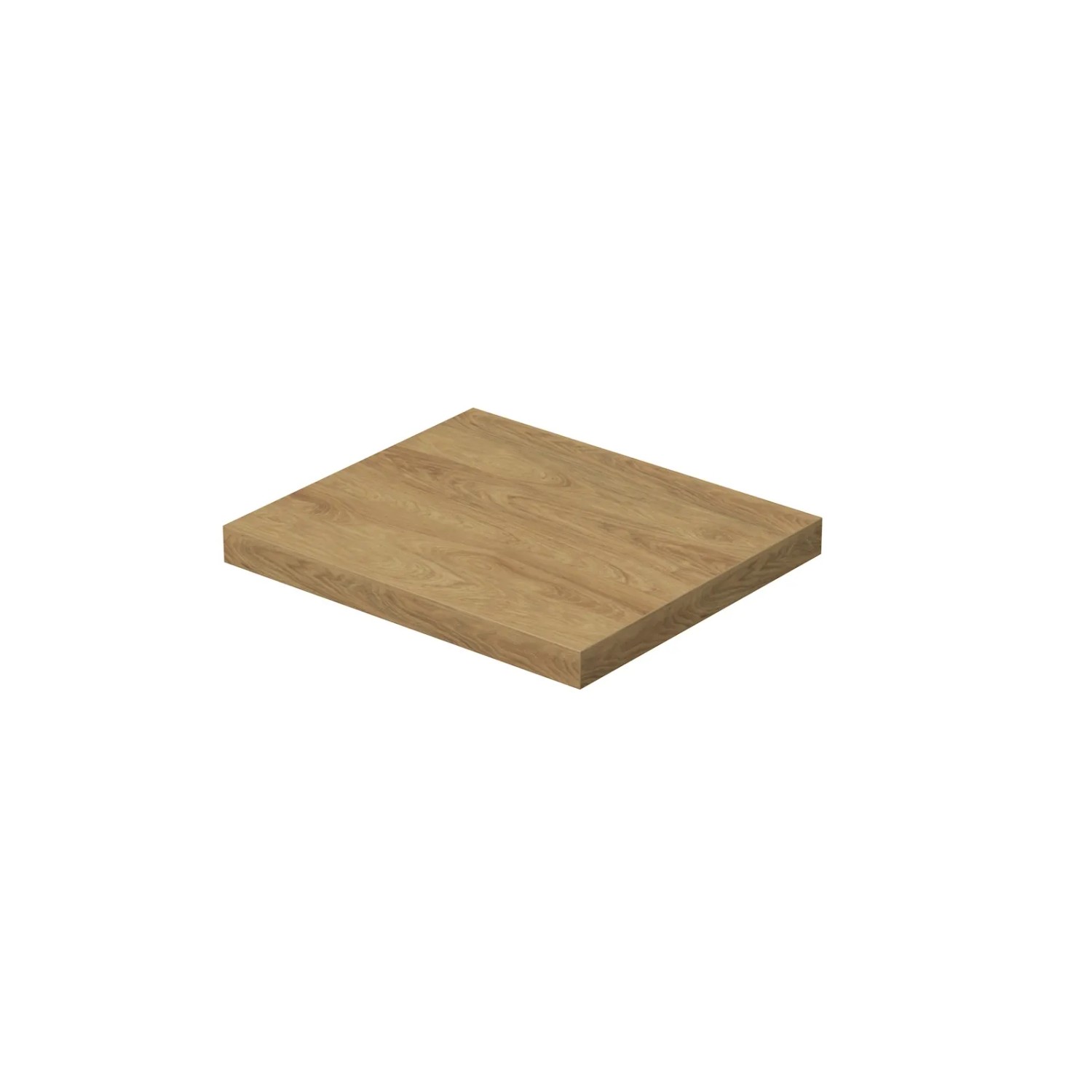 E-shop INTEDOOR Umývadlová doska BEE bez výrezu, š. 60 cm, dub Hickory