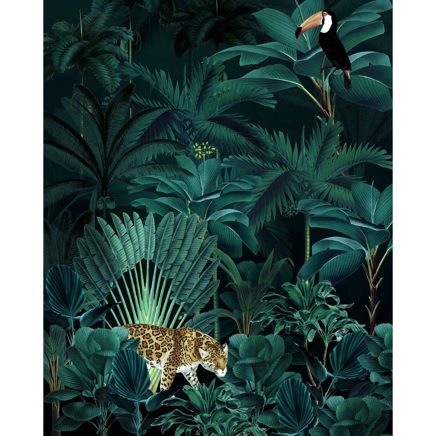 E-shop Komar Vliesová fototapeta Jungle Night 200 x 250 cm