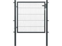 Floraworld Jednokrídľová bránka s dvojitou drôtenou výplňou antracitová 100 cm