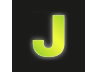 Conacord Reflexné domové písmeno J, žlté, 8 cm