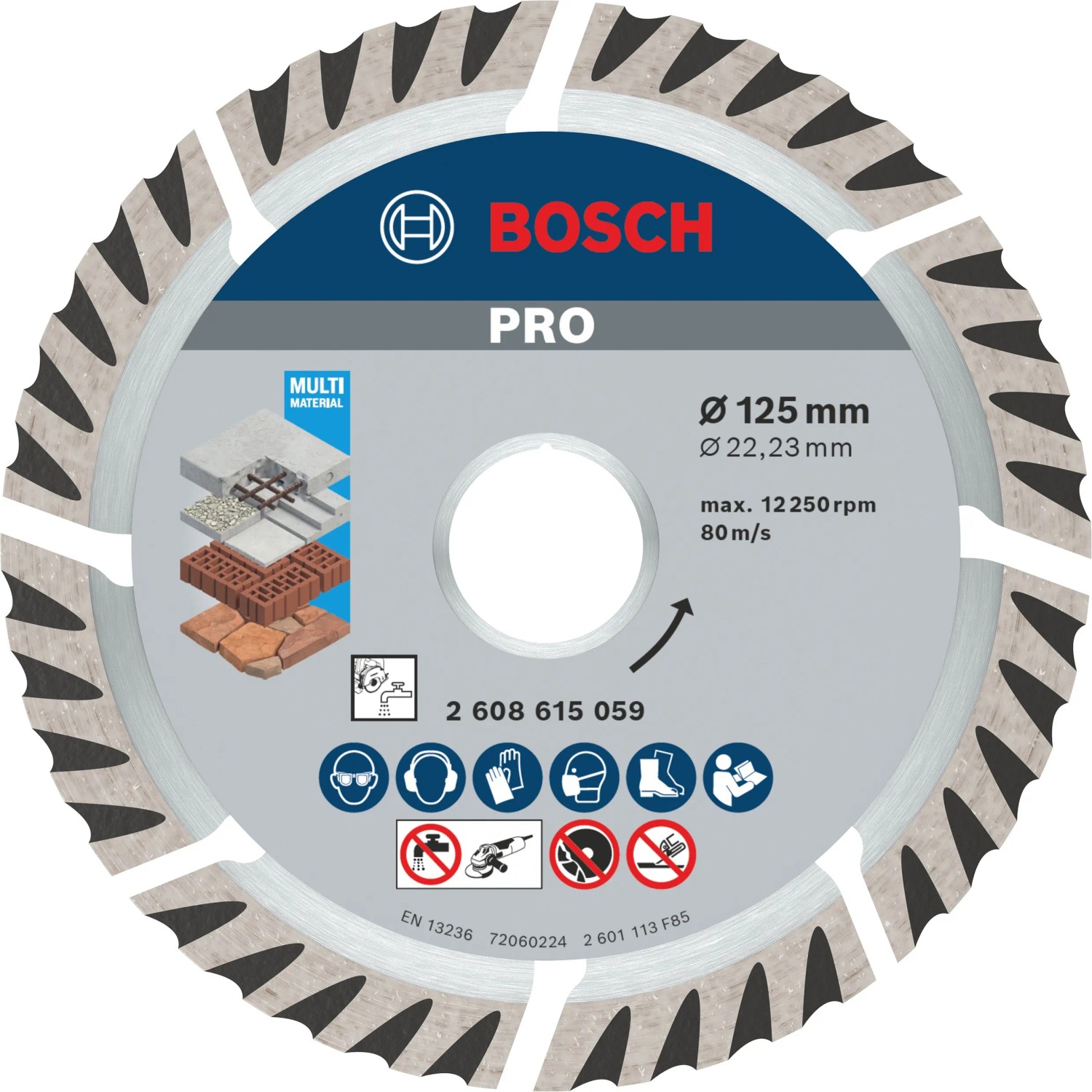 E-shop Bosch Rezný kotúč diamantový, Standart for Universal 125 mm