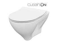 Cersanit Závesná WC misa Mille Clean On + WC sedátko Slim