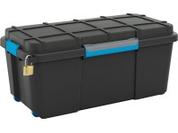Úložný box Scuba L so silikónovým tesnením vo veku a 4 kolieskami čierny