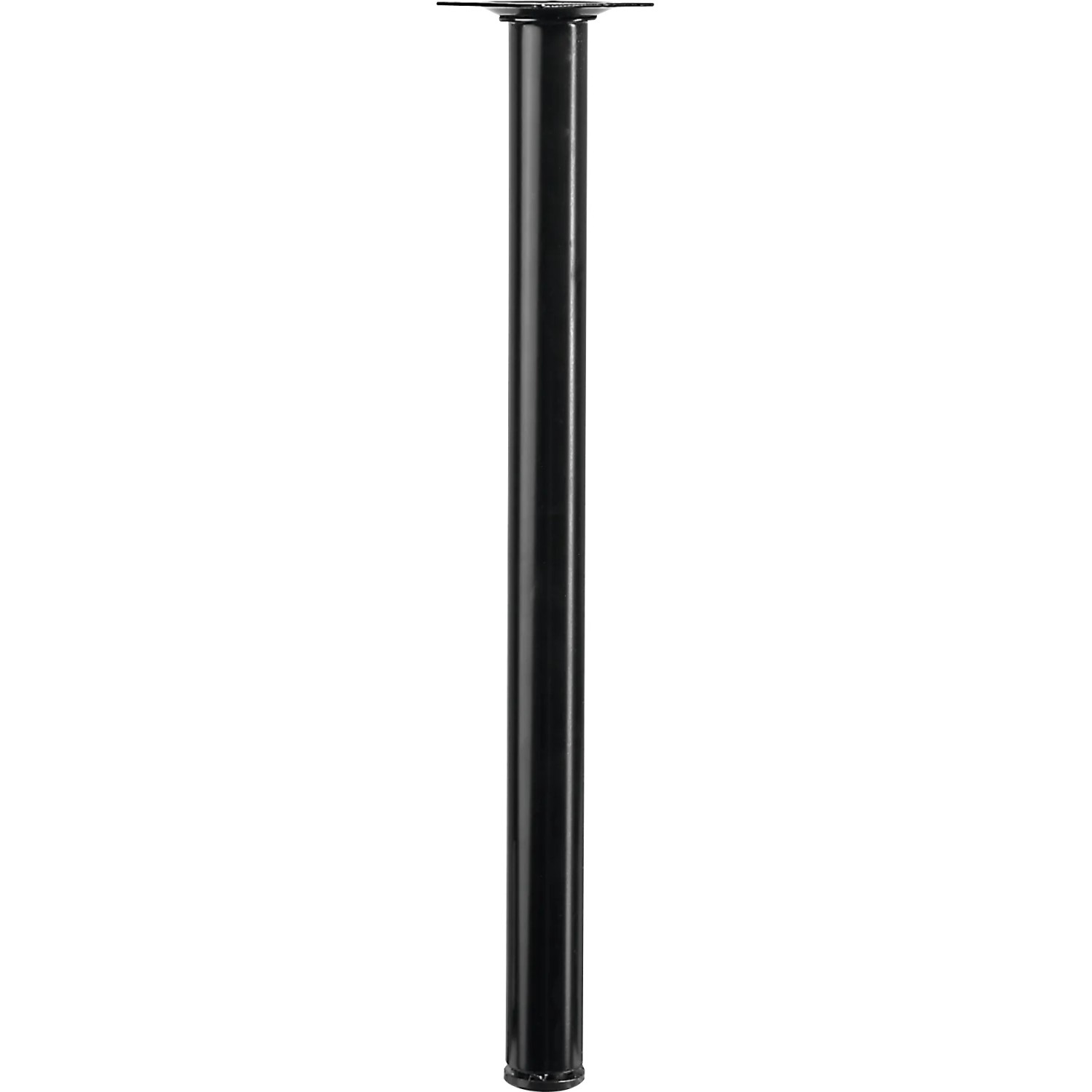 E-shop Hettich Nábytková noha okrúhla, čierna, pr. 30 x 400 mm