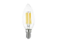 EGLO LED žiarovka E14 C35 4W 470lm 2700K pr. 35 x 120 mm, číra