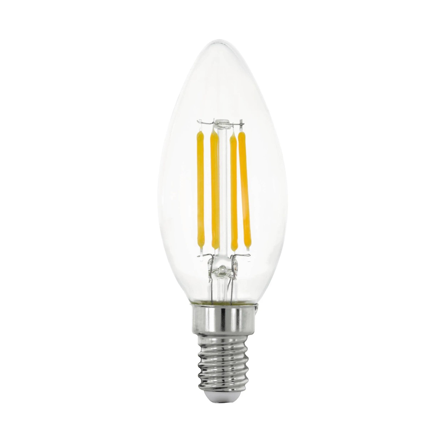 E-shop EGLO LED žiarovka E14 C35 4W 470lm 2700K pr. 35 x 120 mm, číra
