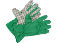 Nylónové pracovné rukavice, zelená, veľ. 8