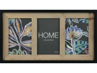 FALC Multirám v BOHO štýle na 3 fotky, čierny, 10 x 15 cm