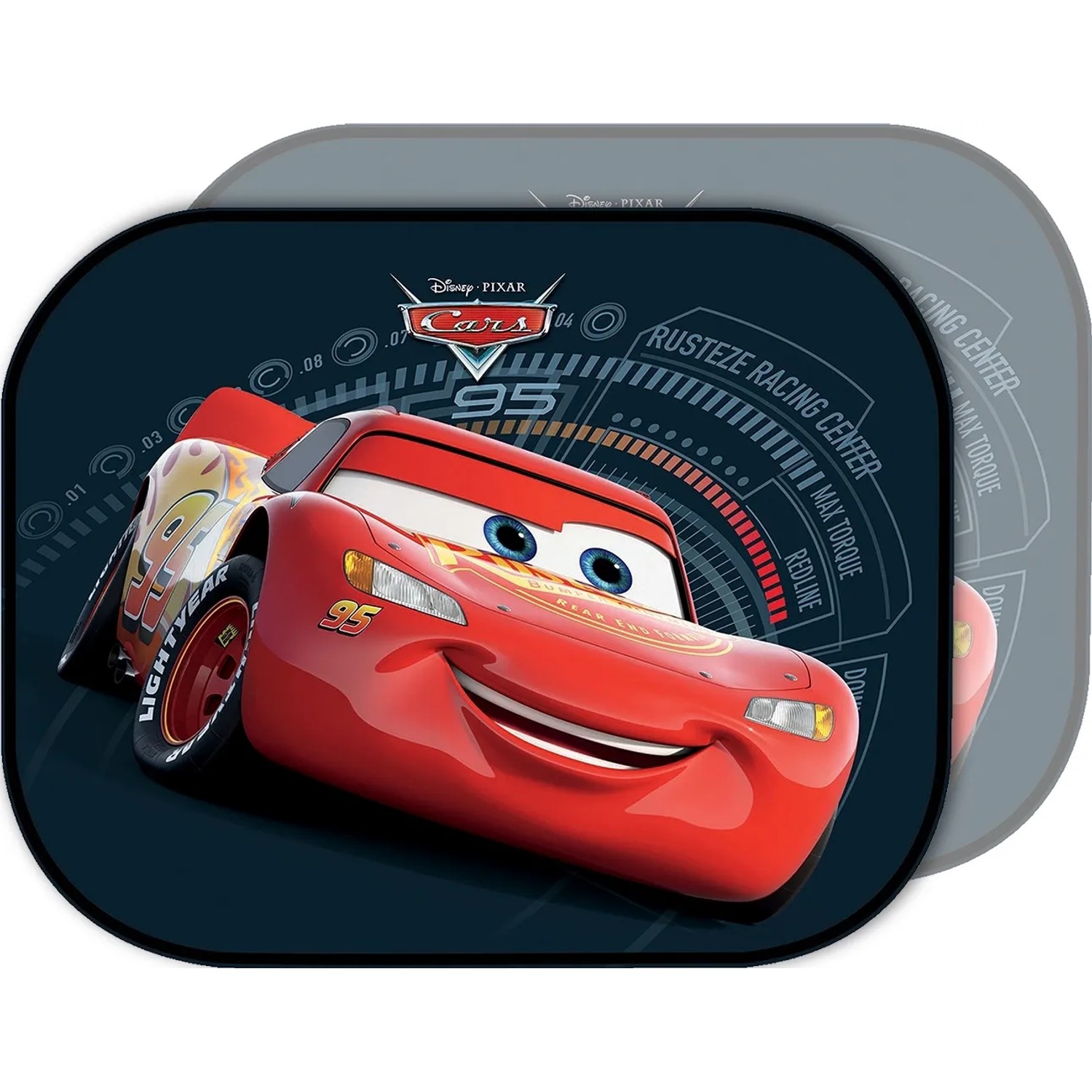 E-shop COMPASS Clona slnečná na bočné okno CARS 44 x 35 cm, 2 ks