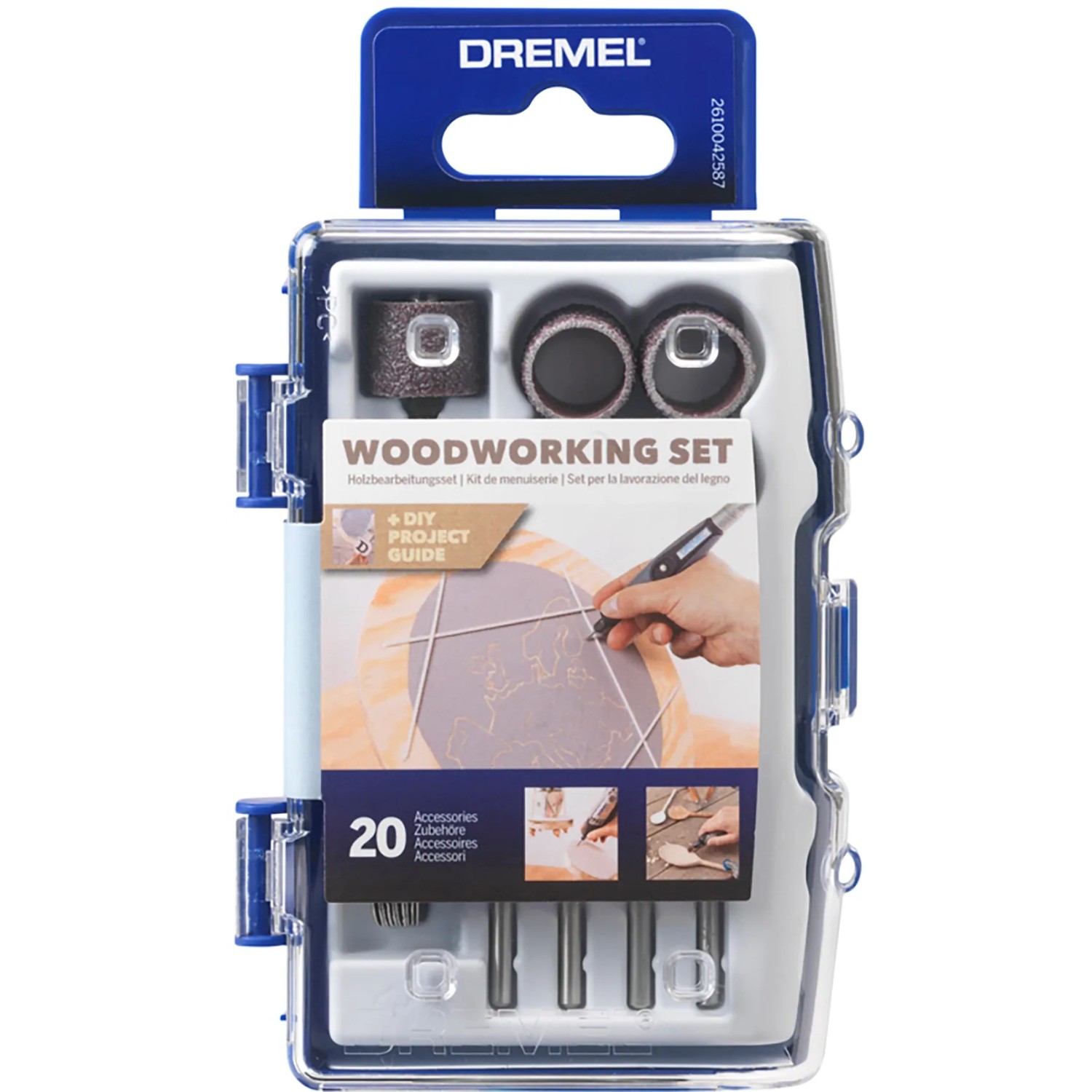E-shop Dremel Súprava na prácu s drevom 681, 20dielna