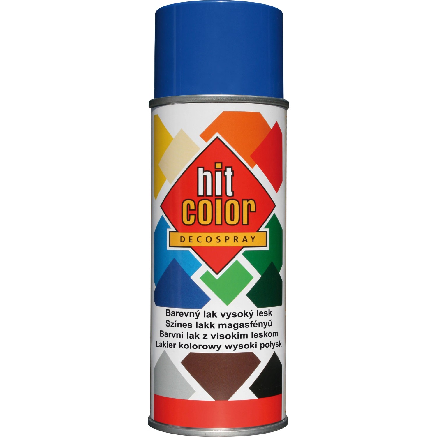 E-shop hitcolor Dekoratívny lak v spreji vysoký lesk RAL 5010 enciánový modrý 400 ml