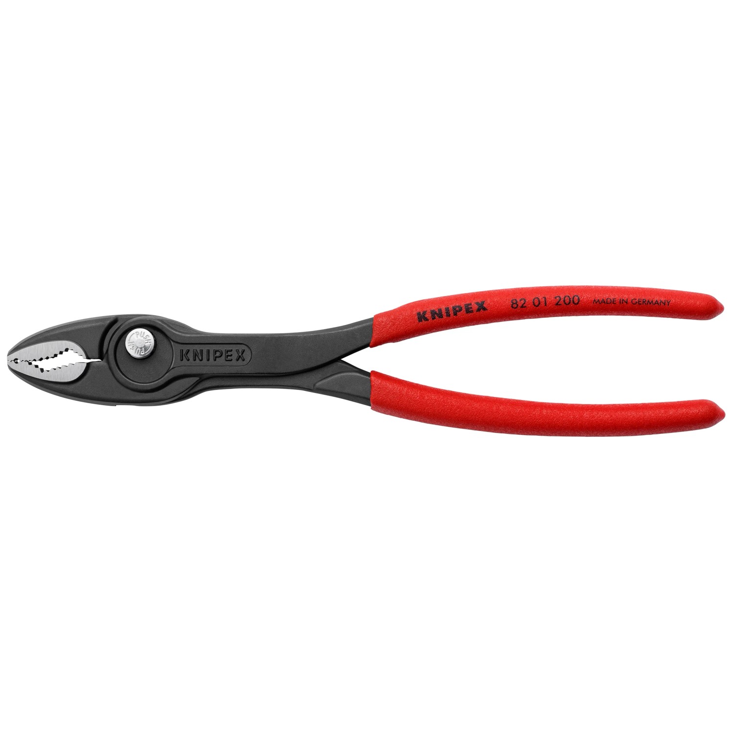 E-shop Knipex Kombinované kliešte s kĺbom TwinGrip, inkoustované na čierno, 200 mm