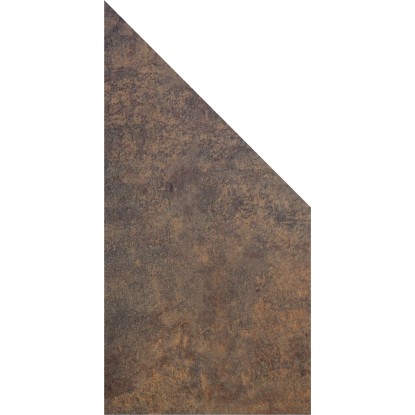 GroJa Protipohľadový prvok Premo šikmý 90 cm x 180/90 cm x 0,8 cm hrdzavý vzhľad