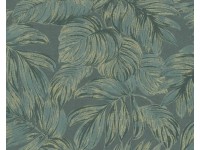 A.S. Creation Vliesová tapeta Casual Living Floral Gold Green, 10,05 x 0,53 m