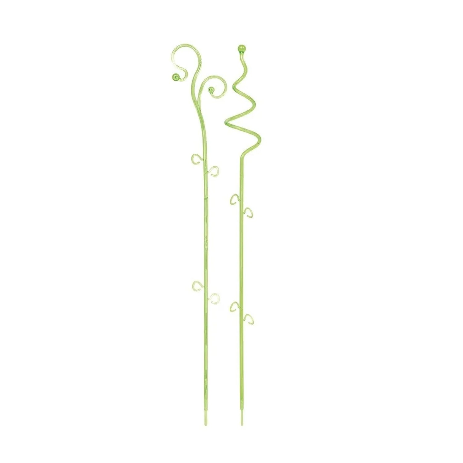E-shop Prosperplast Podpera na orchideu DECOR, zelená transparentná 58,5 cm