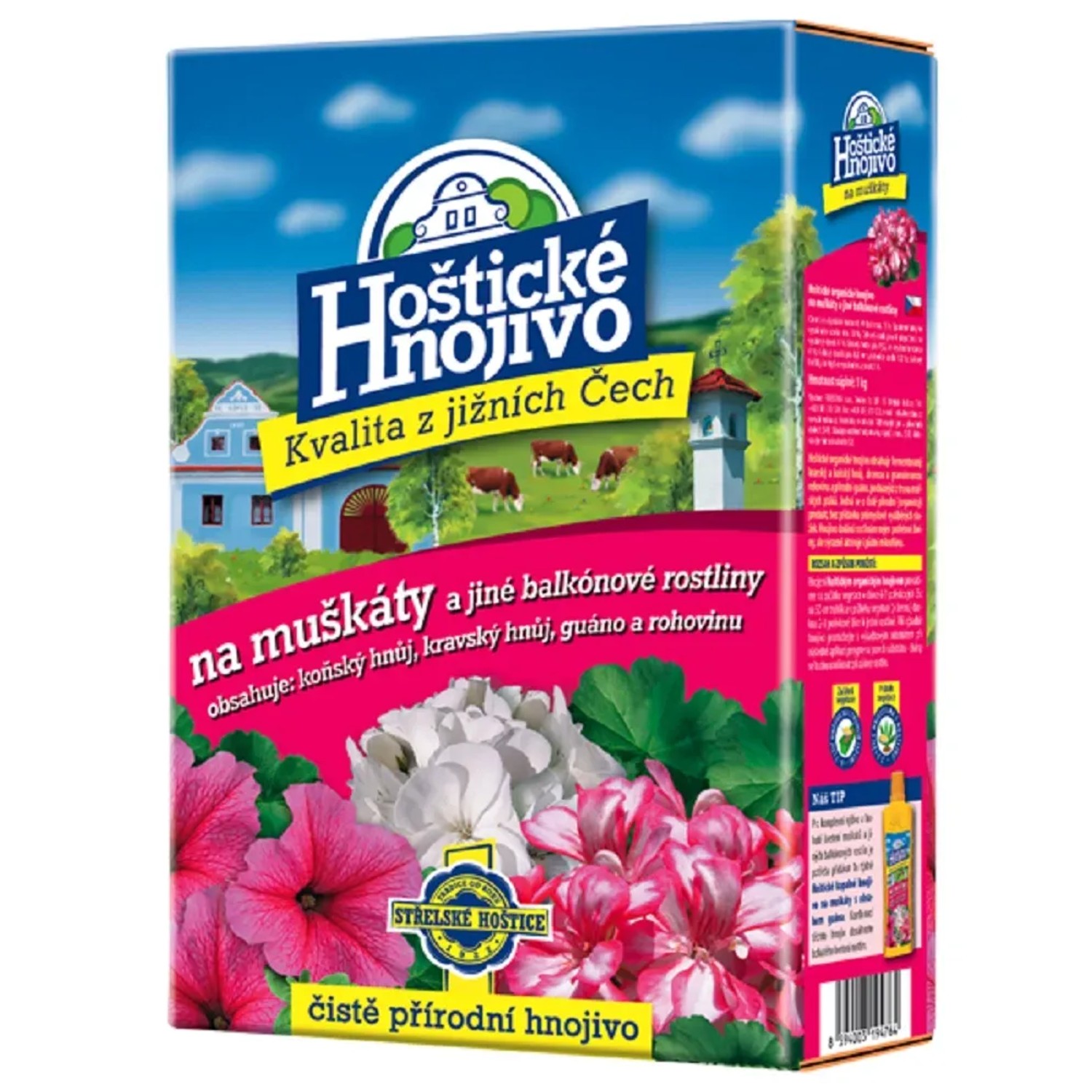 E-shop Hoštické hnojivo na muškáty a iné balkónové rastliny 1 kg