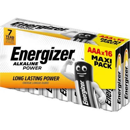 Energizer Alkalická batéria Power AAA 16 ks