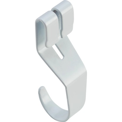 Kovový multifunkčný háčik biely, 3 ks, 3 x 8 cm