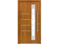 SPLENDOOR Vchodové dvere ThermoSpace BERLIN PRIME RC2 dub zlatý 110 P