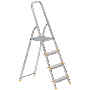 Alve Schodíky jednostranné hliníkové 1 x 4 nášľapov do 150 kg