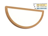 Top Light Nástenné LED svietidlo Revit AD CCT 18W 1800lm drevo 30 x 15 x 2,5 cm