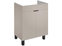 Roca Umývadlová skrinka Cheese 2.0 2D, dym.sivá mat s nožičkami, 80,9x60x38,4 cm