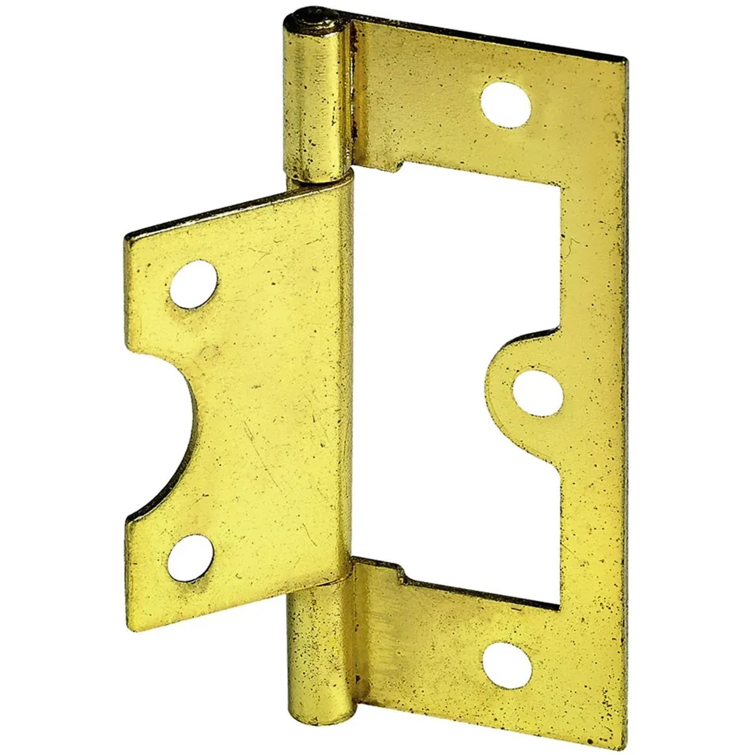 E-shop Hettich Záves pre lamelové dvere 63 mm x 25 mm pomosadzená oceľ, 2 ks