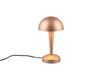 REALITY LED stolná lampa CANARIA kávová E14 4,9 W 470 lm 3000 K, pr. 15 x 26 cm