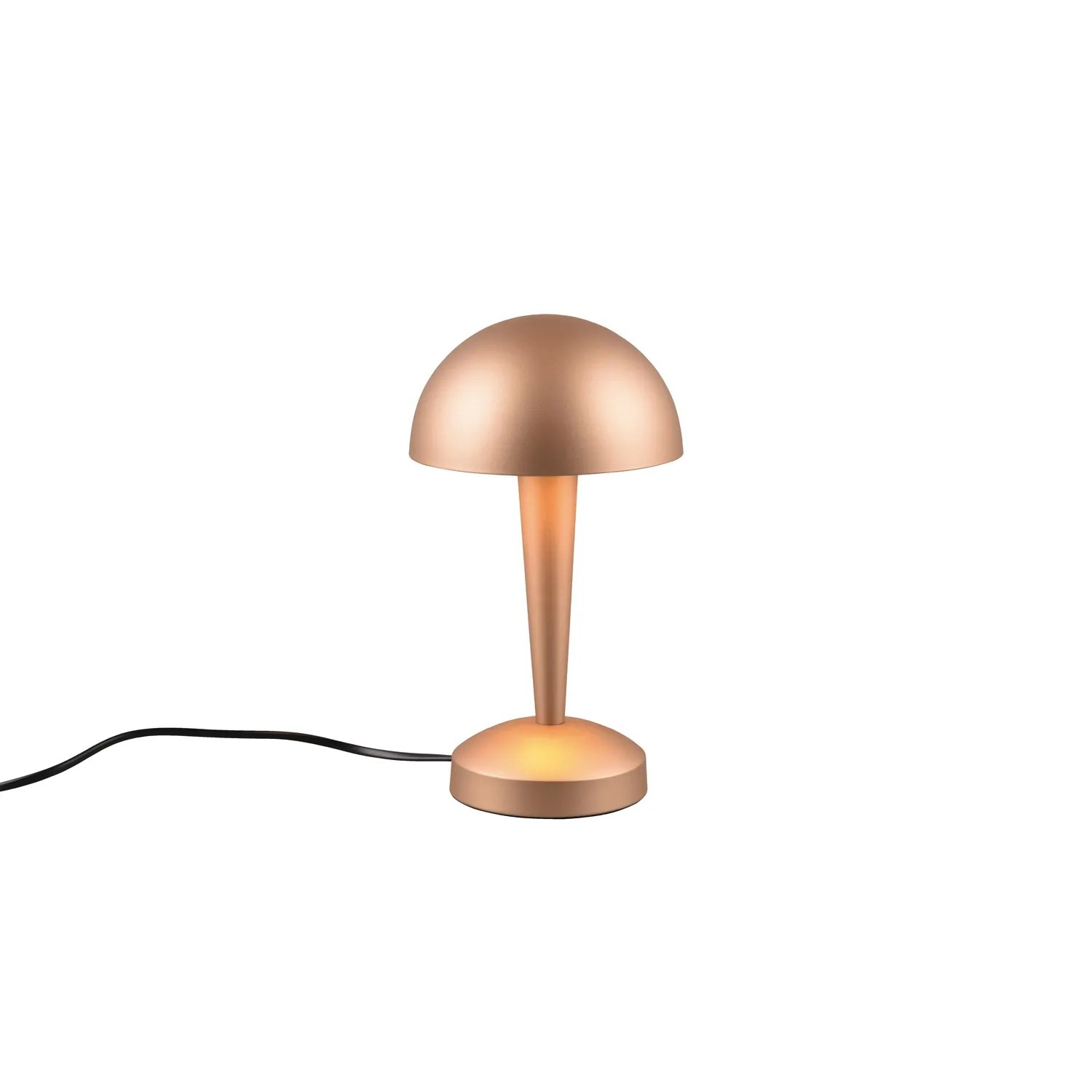 E-shop REALITY LED stolná lampa CANARIA kávová E14 4,9 W 470 lm 3000 K, pr. 15 x 26 cm