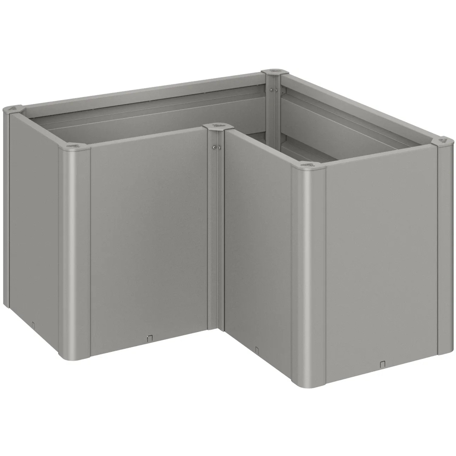E-shop Biohort Vyvýšený záhon Belvedere Midi L100 kremeňovo sivý 102 x 102 x 53 x 61 cm