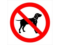 Tabuľka Zákaz vstupu 92 mm