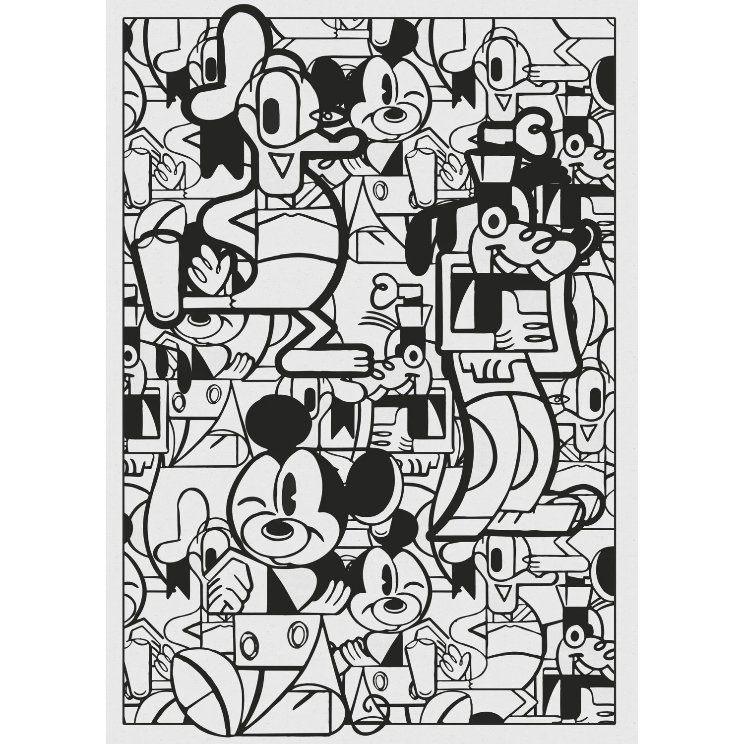 E-shop Komar Vliesová fototapeta Mickey Constructive, 200 x 280 cm