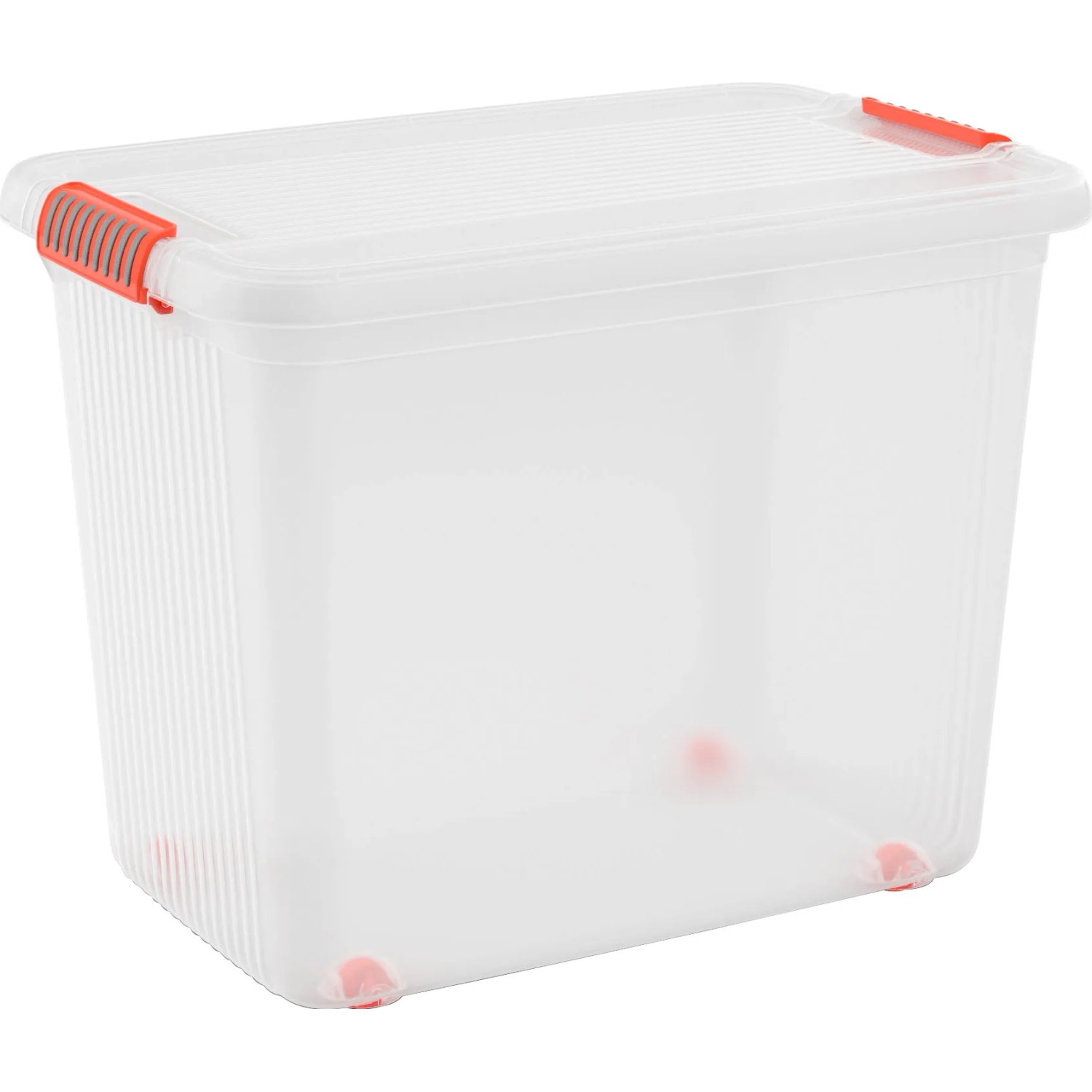 E-shop Úložný box XXL s uzatváracími sponami K s vekom
