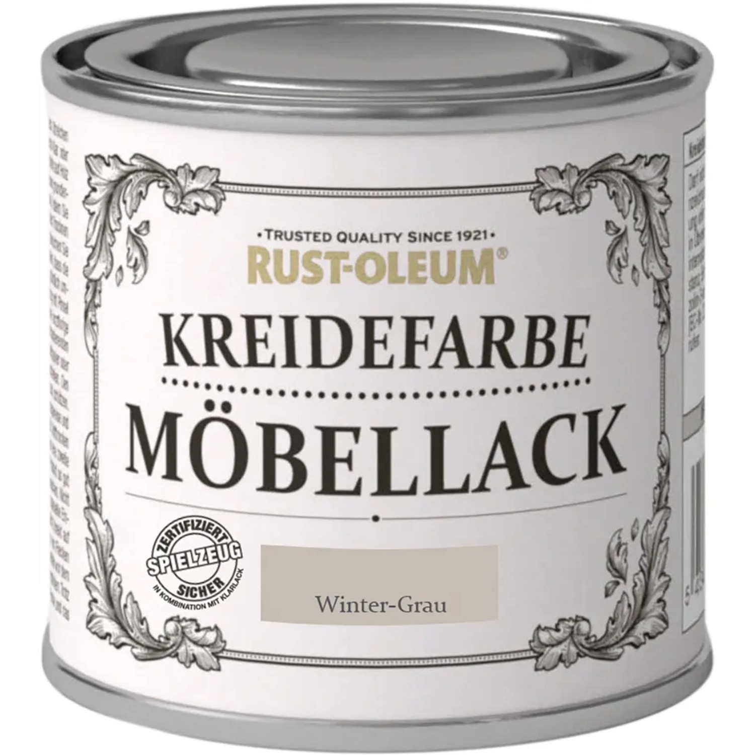 E-shop Rust-Oleum Kriedová farba na nábytok, zimná sivá matná, 125 ml