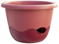 Plastia Kvetináč so závesom Mareta ružová vínová priemer 25 cm