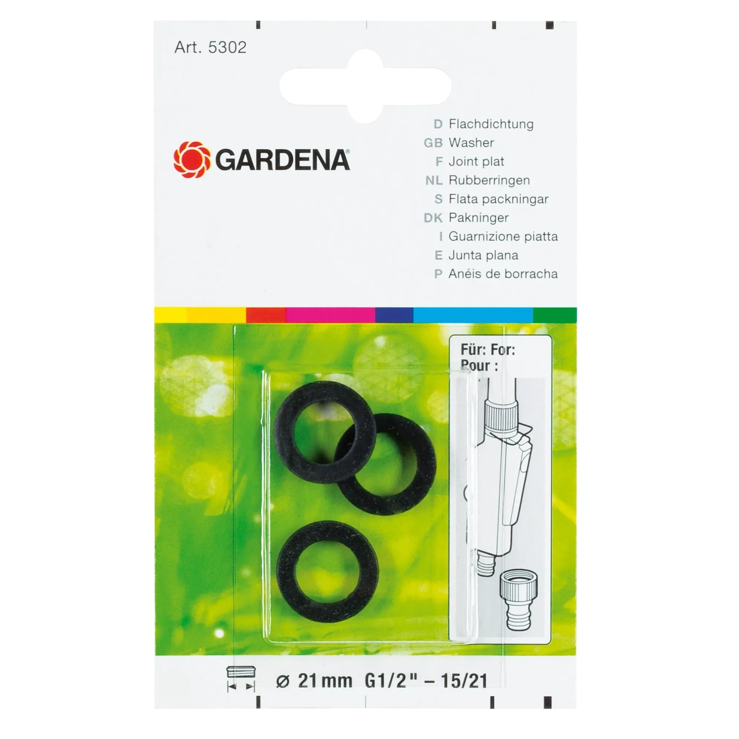 E-shop GARDENA Ploché tesnenie 3 ks