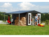 Biohort Bočná strecha k záhradnému domčeku Europa 2/3/A4 tmavo sivá