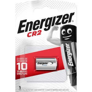 Lítiová fotobatéria Energizer CR2, 1 kus v blistri.