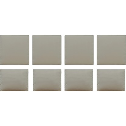 Polster na sedací vankúš pre 4dielnu sedaciu súpravu Lakewood, sv. béžová, 4 ks