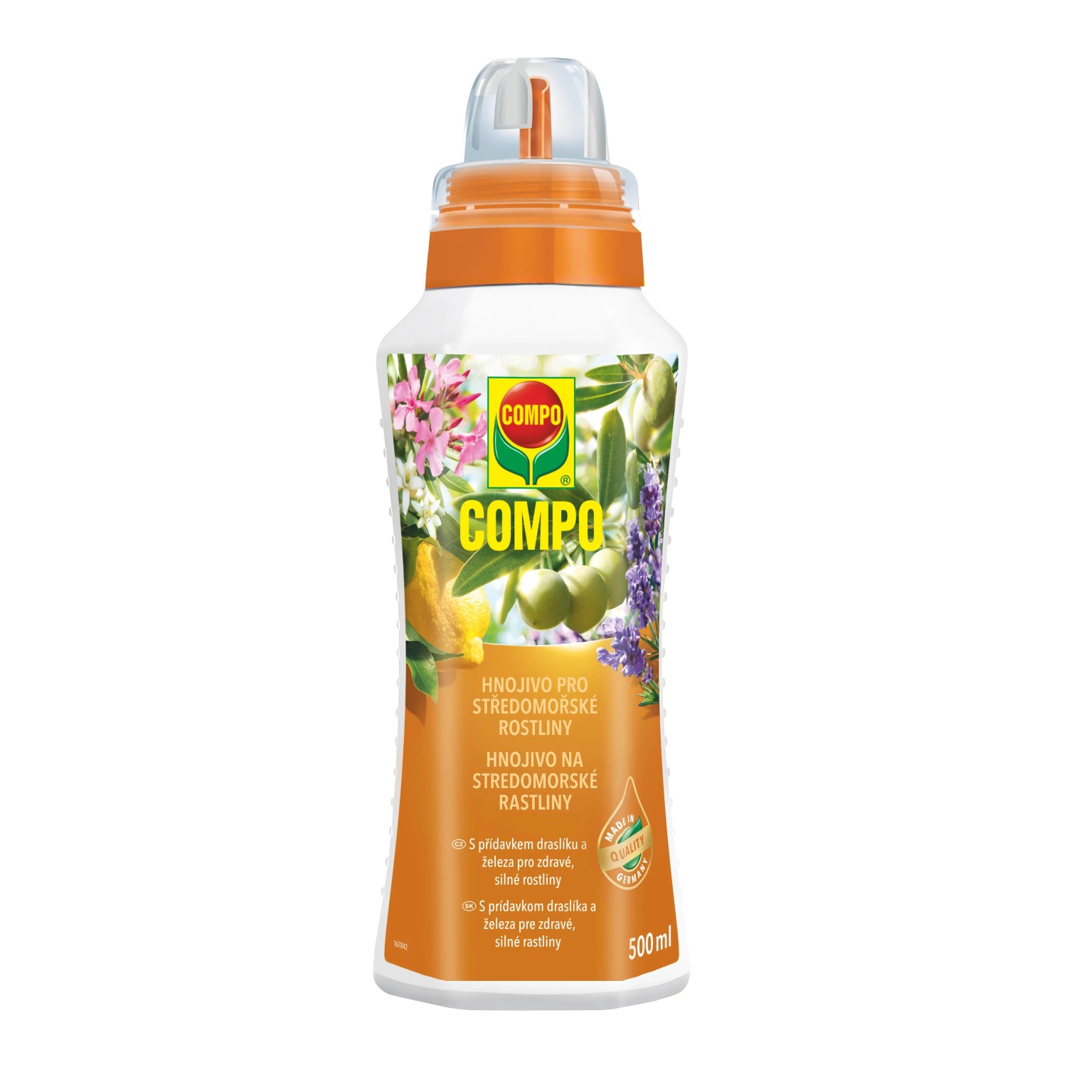 E-shop COMPO Tekuté hnojivo pre stredomorské rastliny 500 ml