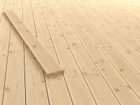 Terasová doska jemne drážkovaná/ryhovaná douglaska 28 x 145 x 2000 mm