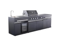 Buschbeck Vonkajšia kuchyňa Kingrange, 112 x 282 x 58 cm