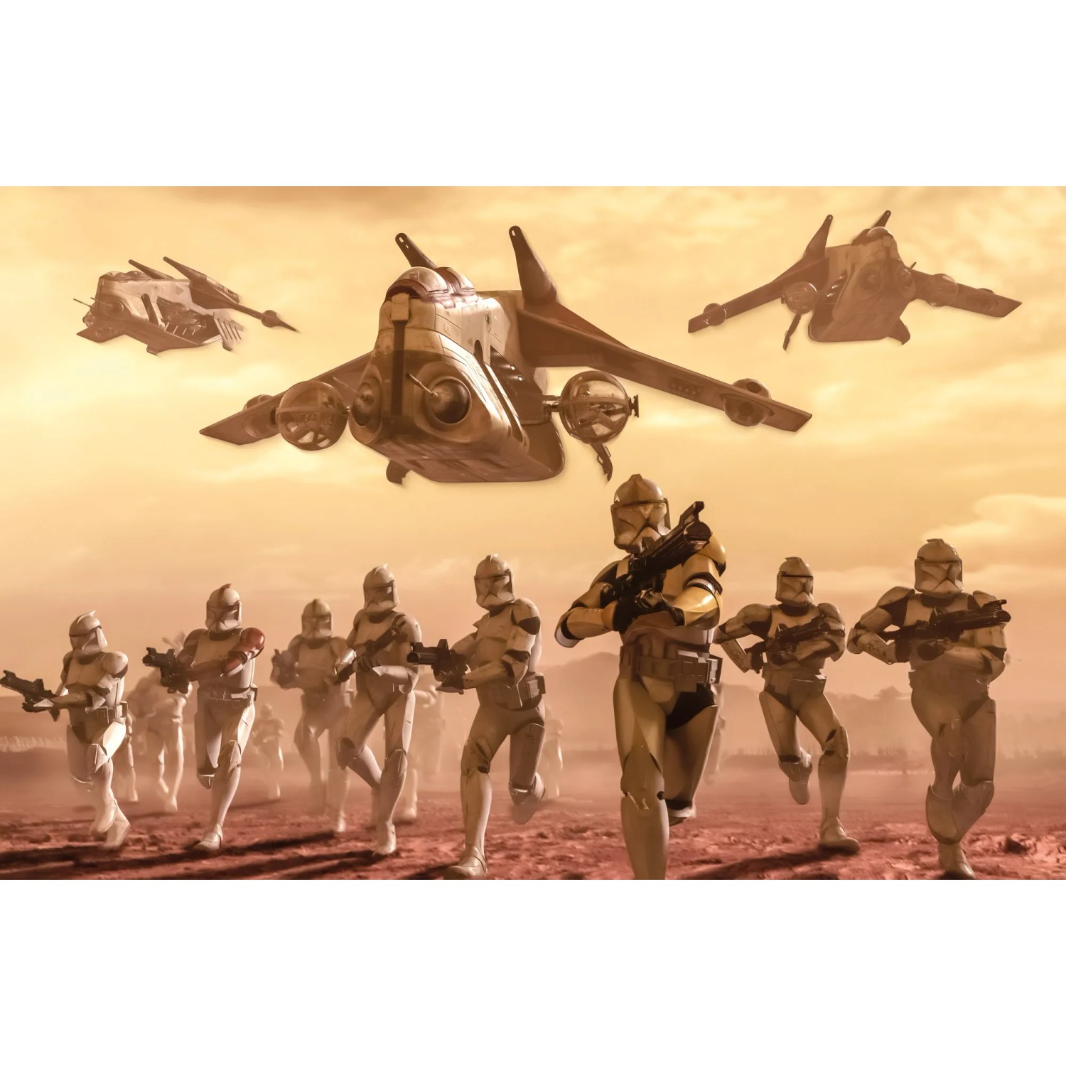 E-shop Komar Vliesová fototapeta Star Wars Classic Clone Trooper 400 x 260 cm