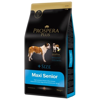 Prospera Plus Granule pre psov Maxi Senior kura s ryžou, 15 kg