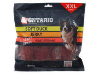 ONTARIO Pochúťka pre psov Adult Soft Jerky sušené kačacie mäso 500 g ONTARIO Pochúťka pre psov Adult Soft Jerky sušené kačacie mäso 500 g