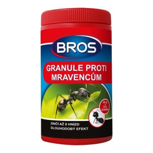 Granule BROS proti mravcom na kontrolu v dome a záhrade.