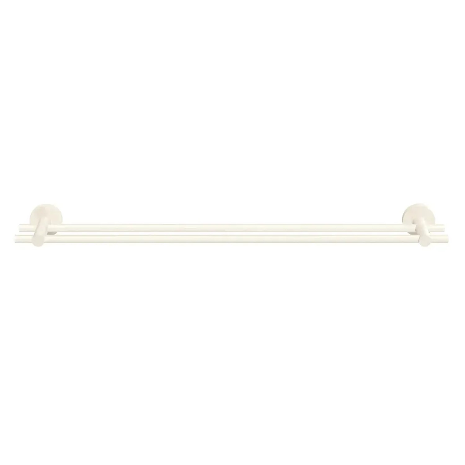 E-shop tesa Dvojitá tyč na osušku Moon, biela, 50 x 640 x 112 mm