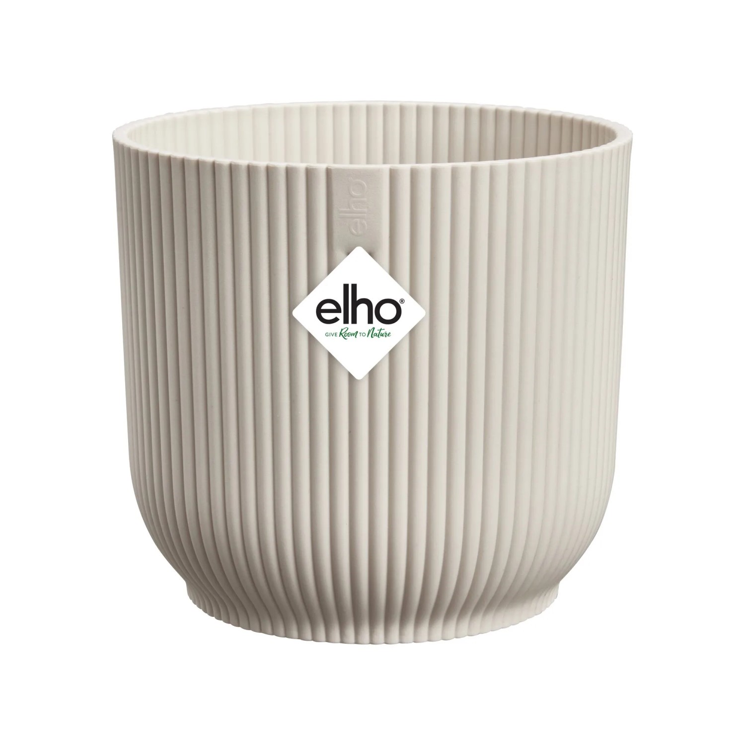 E-shop elho Kvetináč Vibes Fold Round Mini ľanová biela pr. 7 x 7 cm