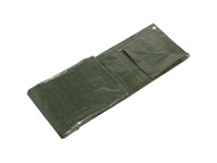 LUX-TOOLS Krycia plachta s očkami Comfort, 120 g/m2, zelená, 2 x 3 m